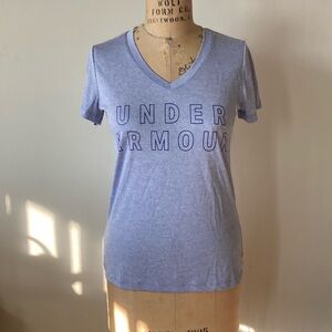 NWOT Under Armour V neck Heat Gear Tee T-Shirt SM/P/P women’s small Loose Fit